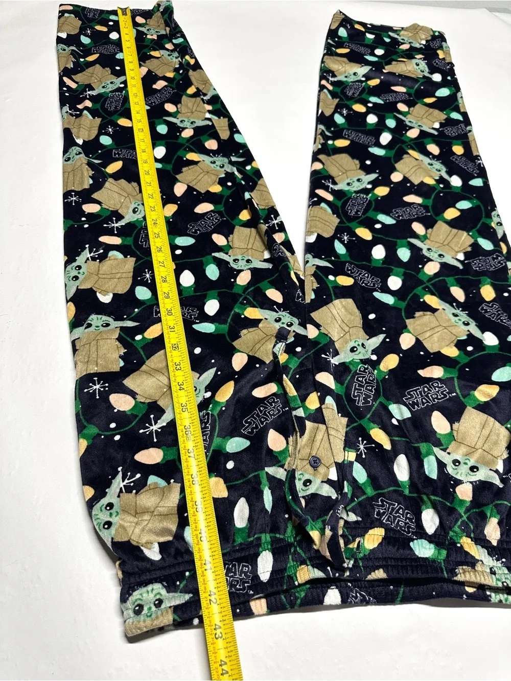 Star Wars Grogu Velour Men’s Pajama Pants Large
